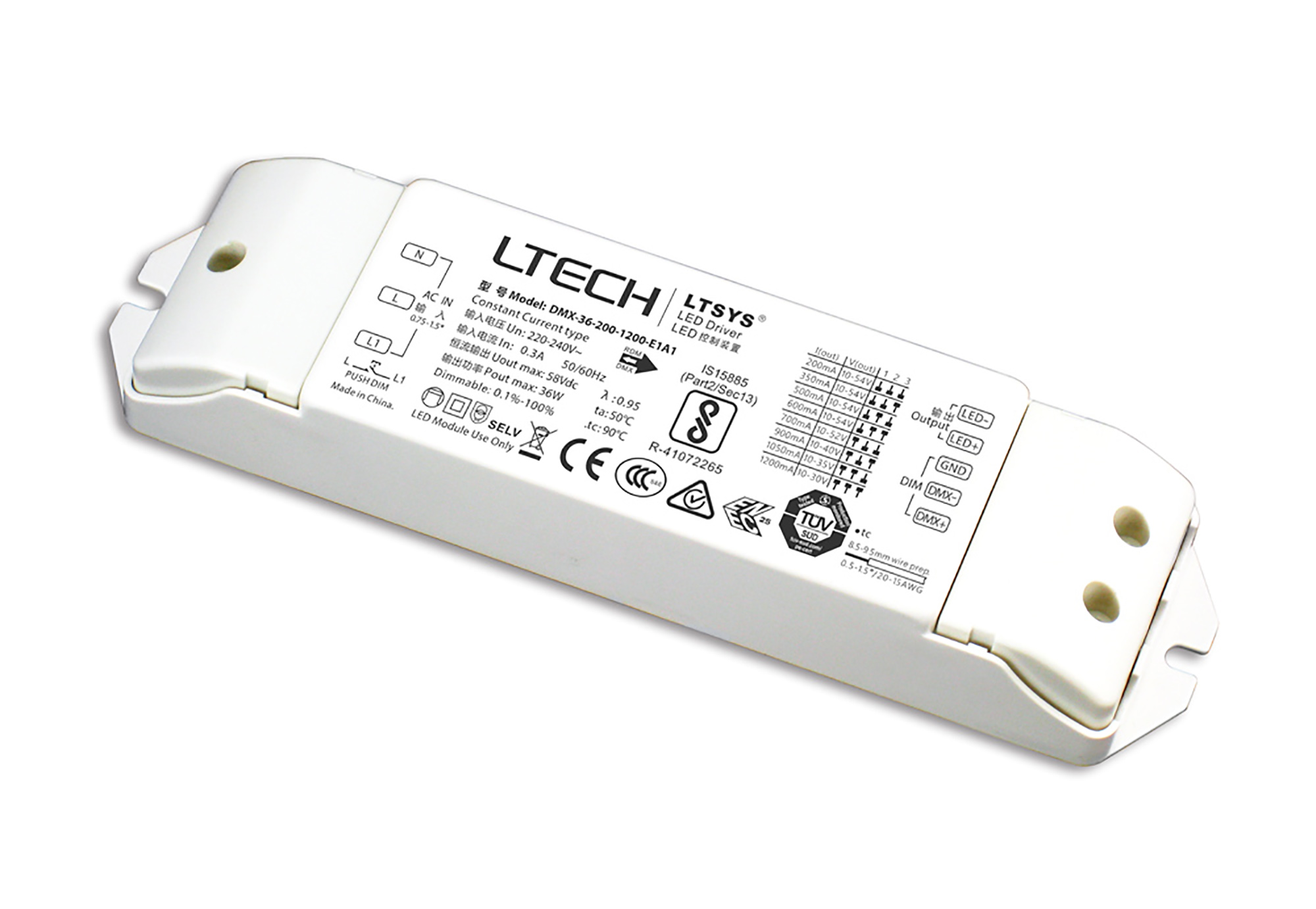 DMX Constant Current Drivers LTECH DMX Driver